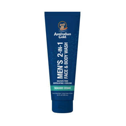 MEN’S 2-IN-1 FACE & BODY WASH SEASIDE CEDAR
