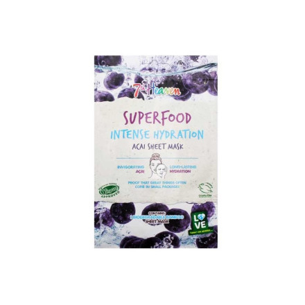SUPERFOOD INTENSE HYDRATION 24H ACAI SHEET MASK