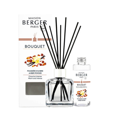 BOUQUET CUBE POUSSIÈRE D'AMBRE