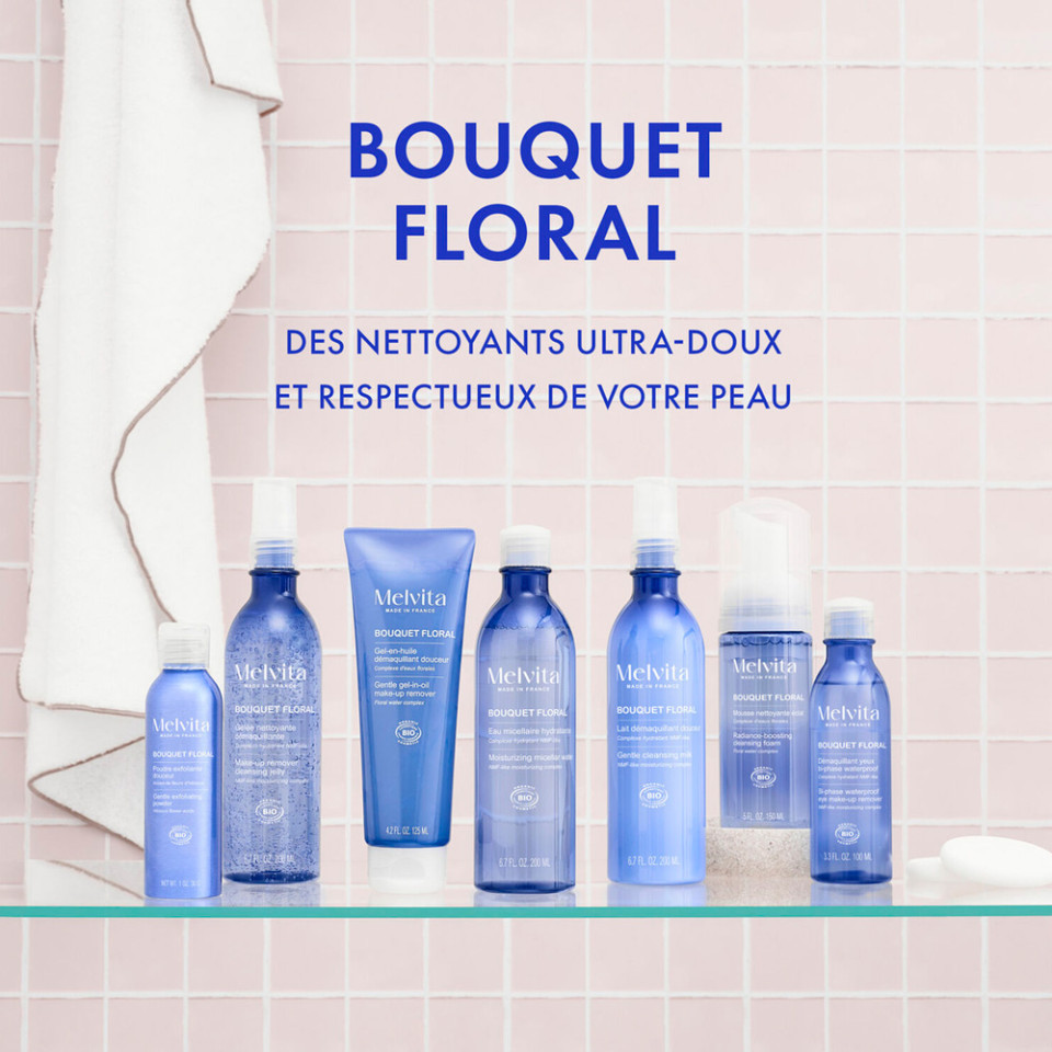 BOUQUET FLORAL DEMAQUILLANT YEUX