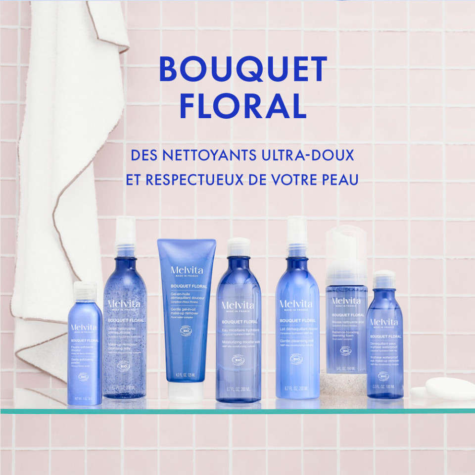 BOUQUET FLORAL GEL-EN-HUILE