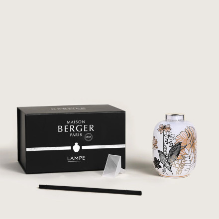 BOUQUET PARFUME PORCELAINE BLANCHE VEGETALE