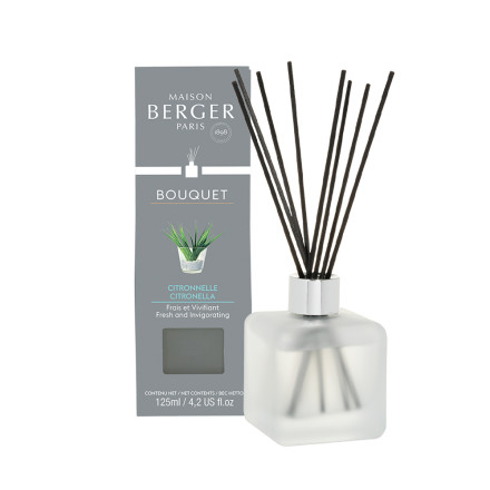 BOUQUET CUBE CON BASTONCINI - CITRONELLE 125 ML