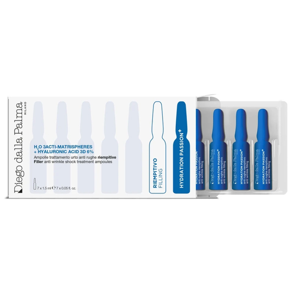DIEGO DALLA PALMA AMPOLLE ACIDO IALURONICO ANTI RUGHE RIEMPITIVE 7X1,5 ML