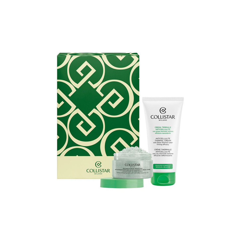 COFANETTO CREMA TERMALE ANTICELLULITE + TALASSO-SCRUB CRIOATTIVO