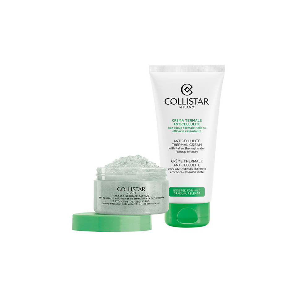 COFANETTO CREMA TERMALE ANTICELLULITE + TALASSO-SCRUB CRIOATTIVO