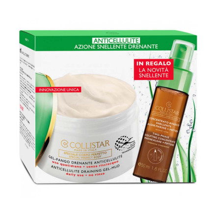 GEL-FANGO DRENANTE ANTICELLULITE 400 ML+ CONCENTRATO BIFASICO OMAGGIO 50 ML