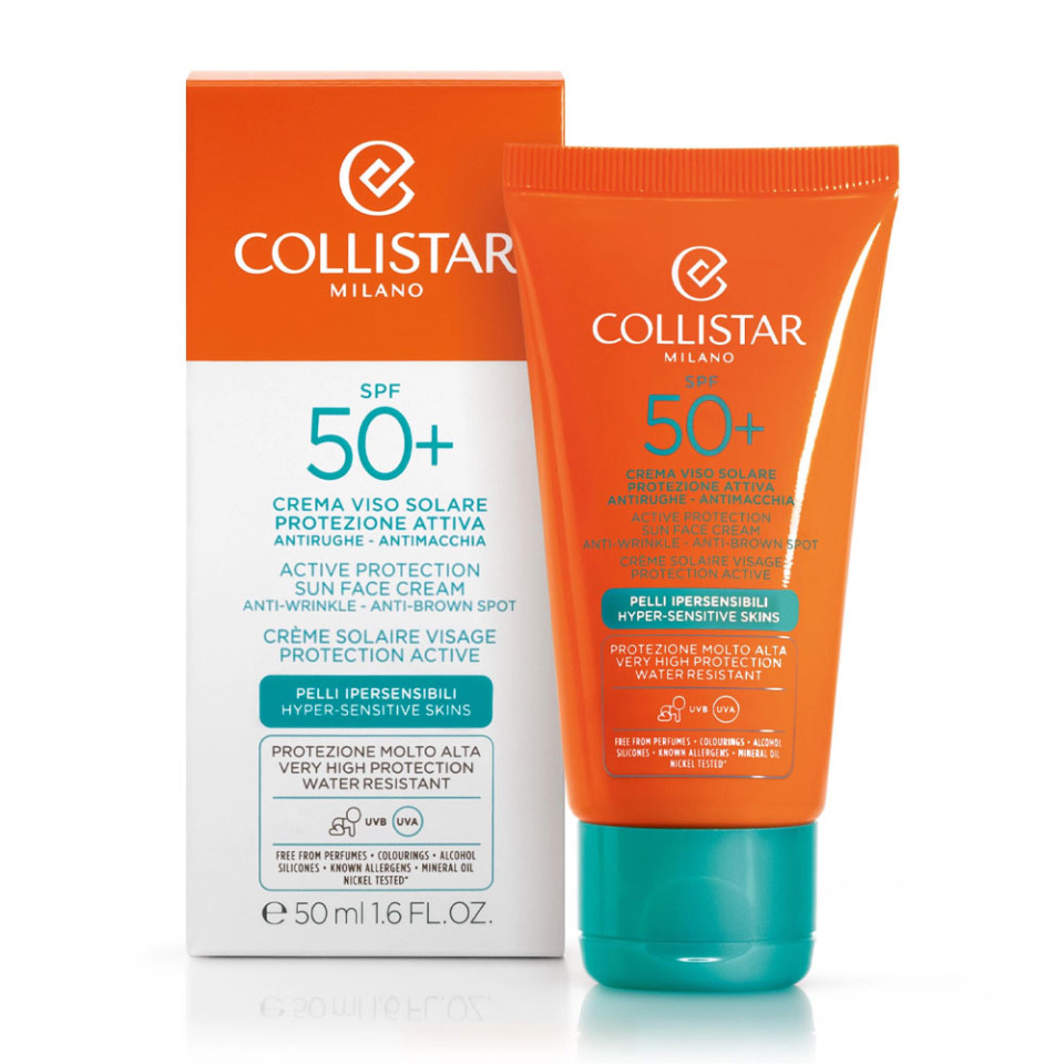 CREMA SOLARE PROTEZIONE ATTIVA VISO SPF50+ 50 ML