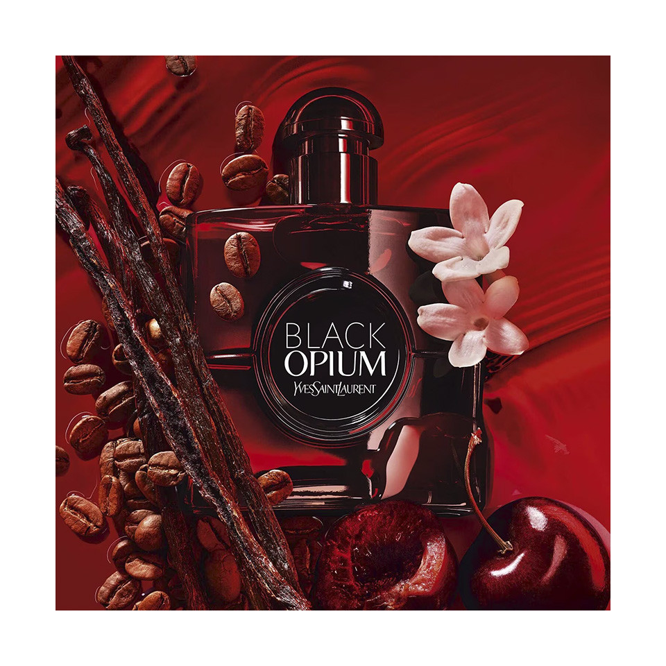 BLACK OPIUM EAU DE PARFUM OVER RED