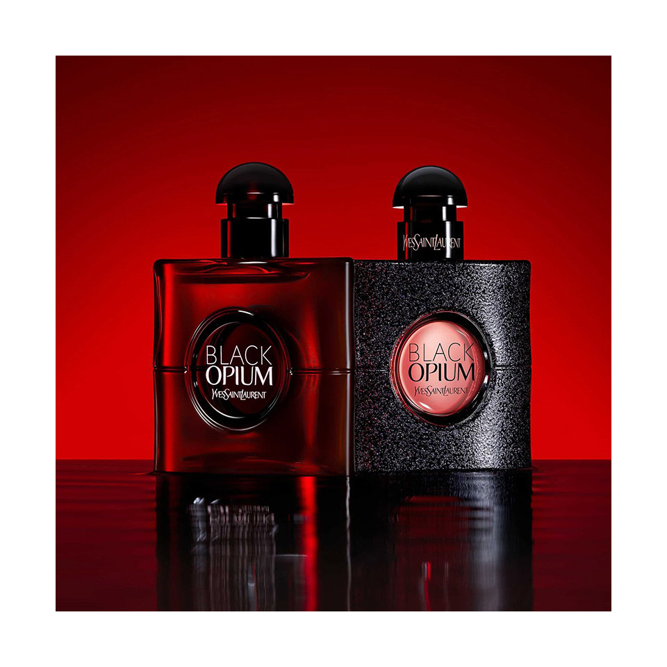 BLACK OPIUM EAU DE PARFUM OVER RED