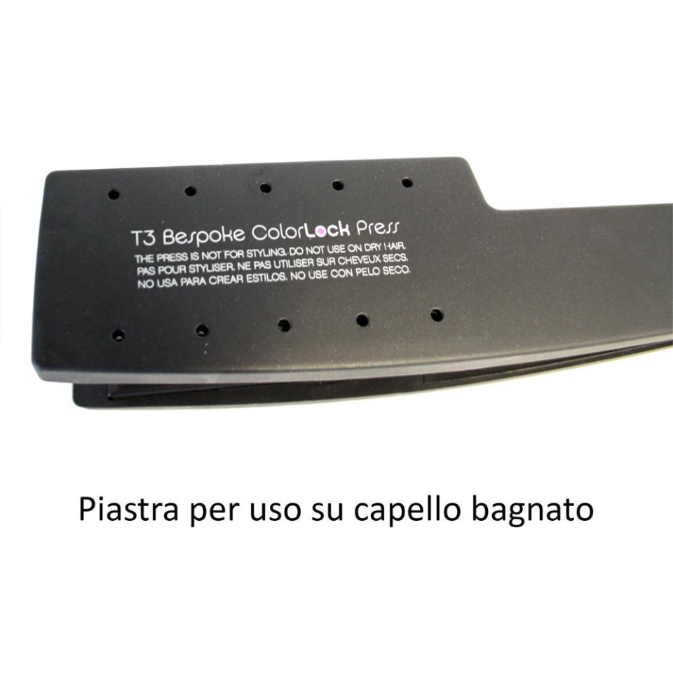 PIASTRA FISSATIVA SPECIFICA PER CAPELLI COLORATI