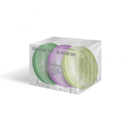 KIT 3 MACARONS VERVEINE, LAVANDE, MUGUET